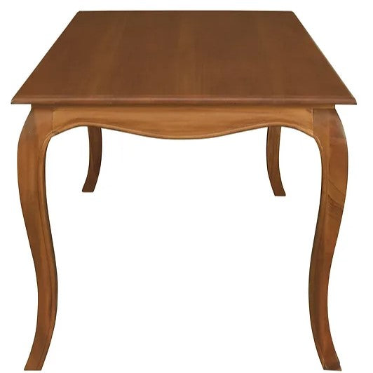 Classic Round Dining Table 160 x 85cms - Light Brown