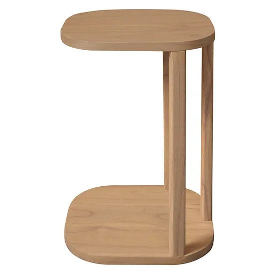 Classic Solid Mindi Side Table - Natural