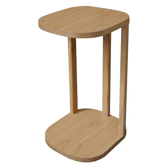 Classic Solid Mindi Side Table - Natural