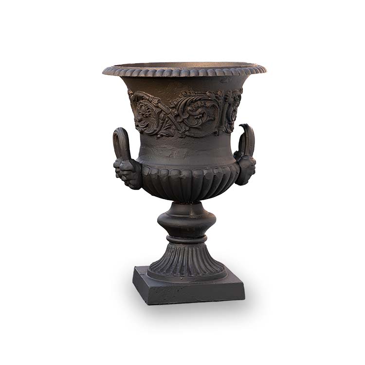 Classic Varese Cast Iron Urn - Black