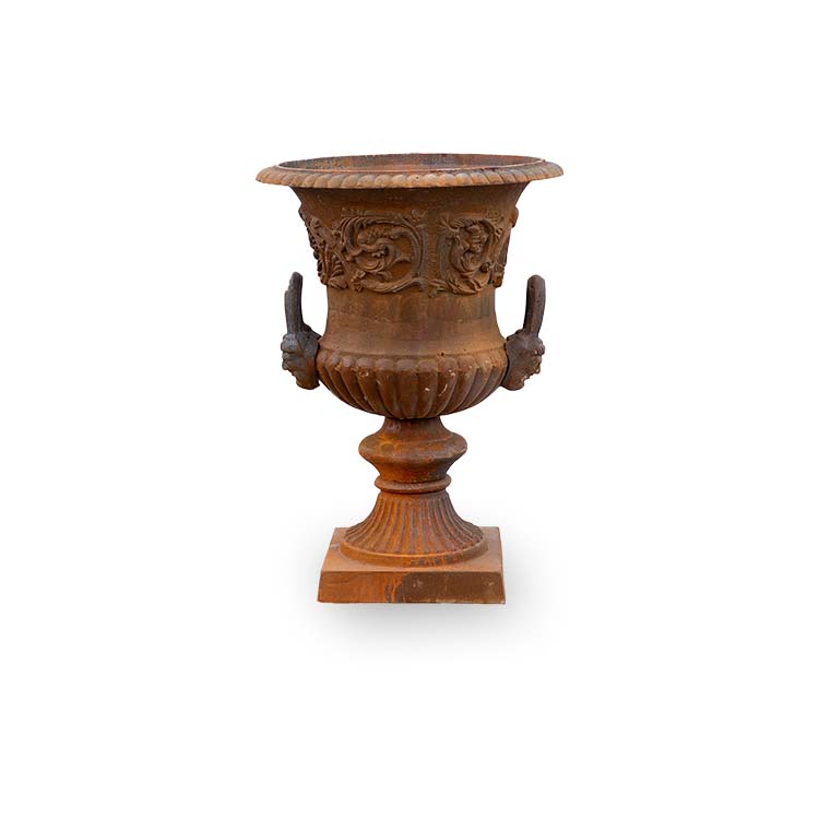 Classic Varese Cast Iron Urn - Rust