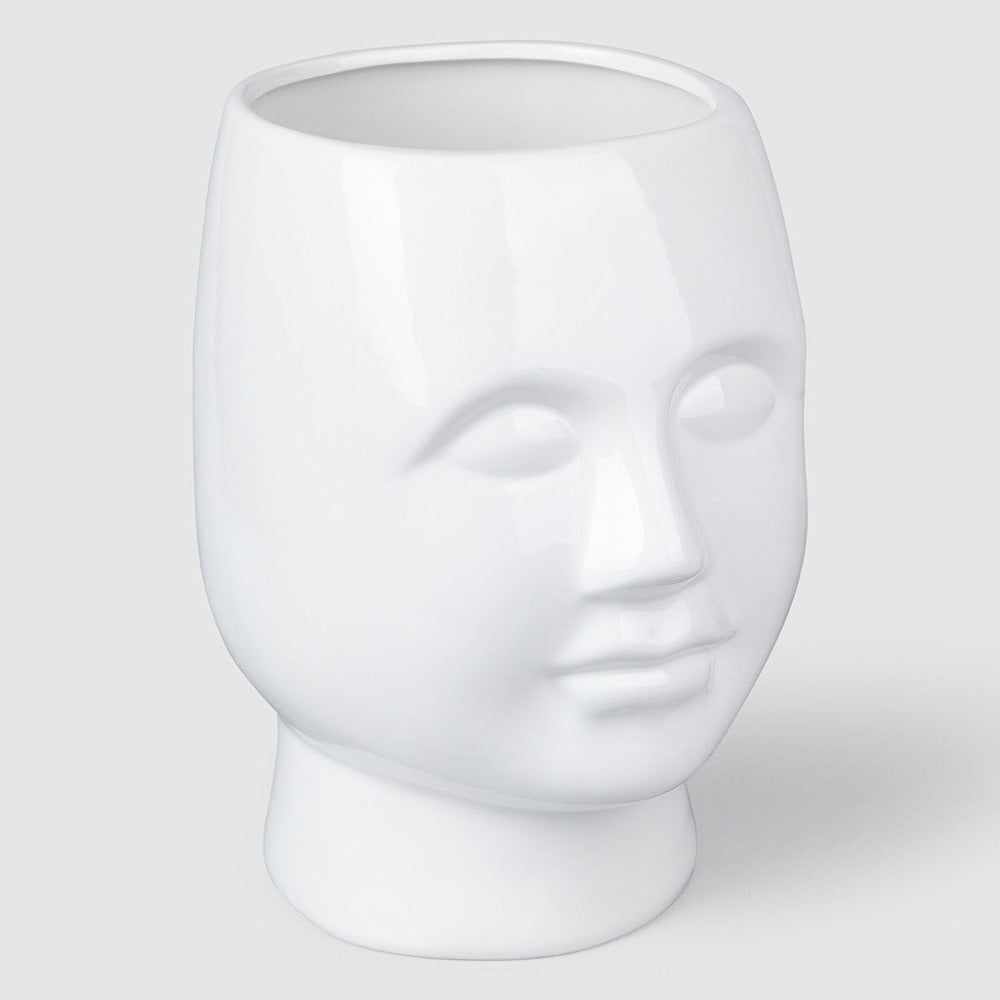 Classic White Head Sculpture Planter