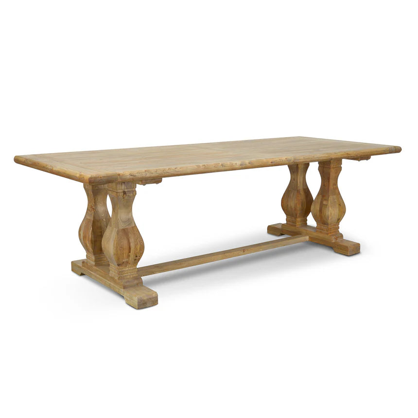 Classic Wood Dining Table 240cms - Natural