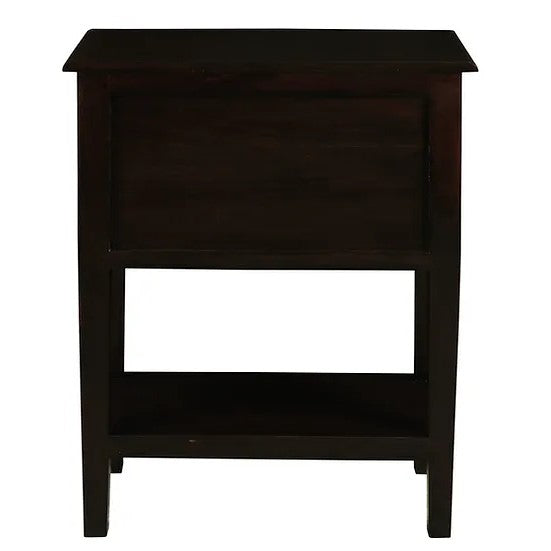 Classic Wooden 3 Drawer Sofa Table - Dark Brown