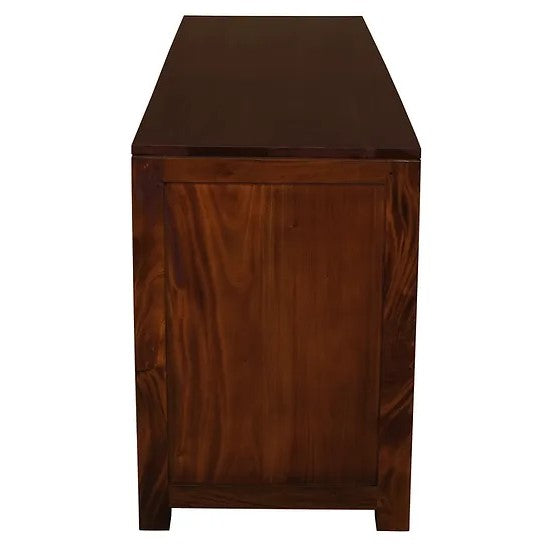 Classic Wooden 6 Drawer Dresser - Brown