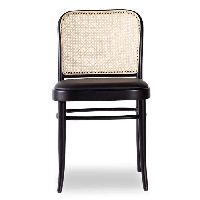 Classic Woodgrain Cane Backrest Dining Chair (Available in 2 Colors)