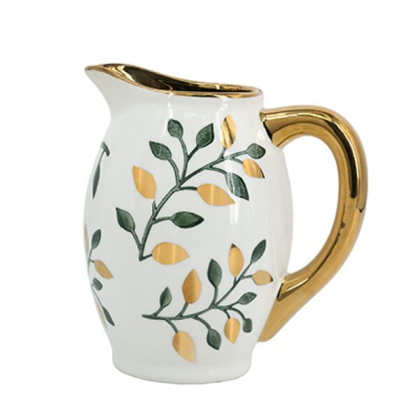 Classic silhouette Botanical Grace Decorative Jug - 21.5cms