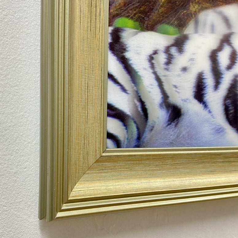 Classy 5D Photo Frames - White Tiger