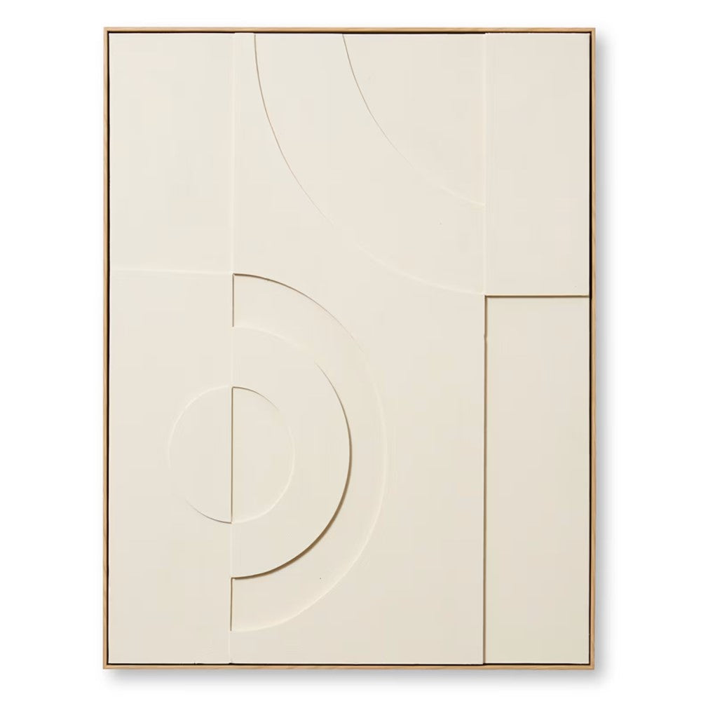 Clinton Abstract 3D Hand Painted Wall Art - 80 x 100cms