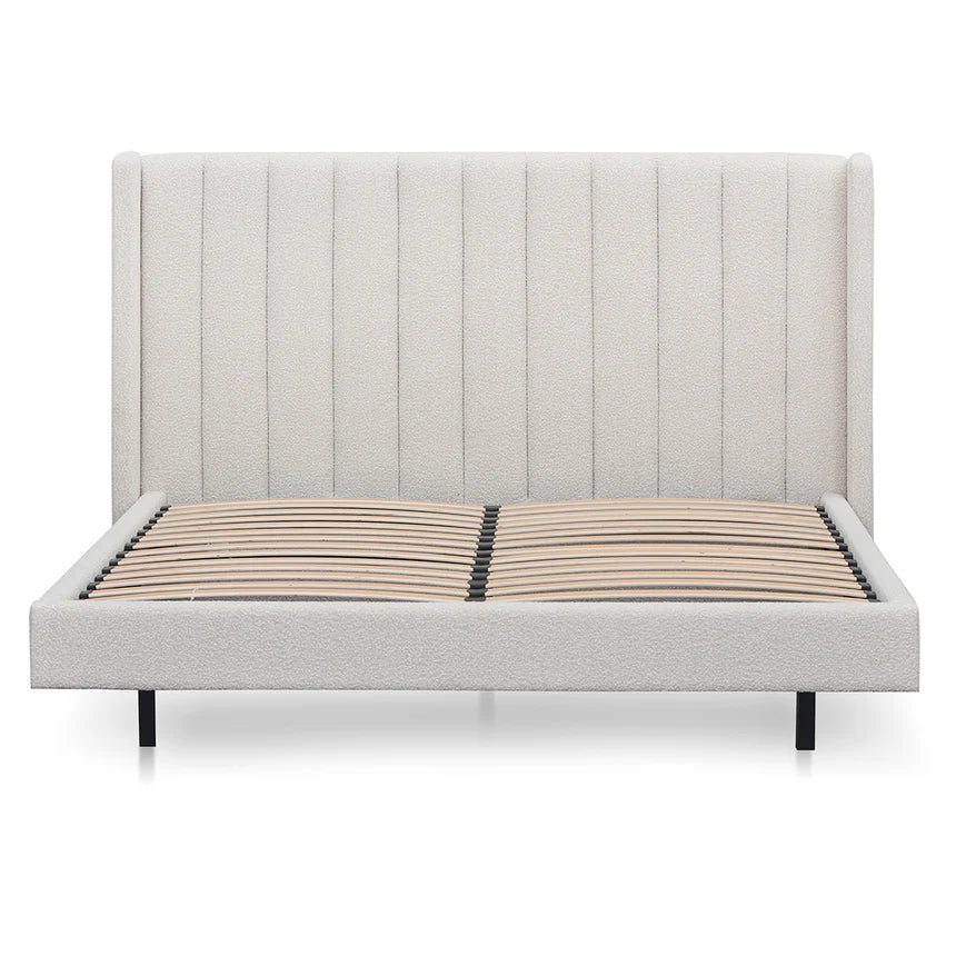 Cloud Nine Bed Frame - Snow Boucle (King)