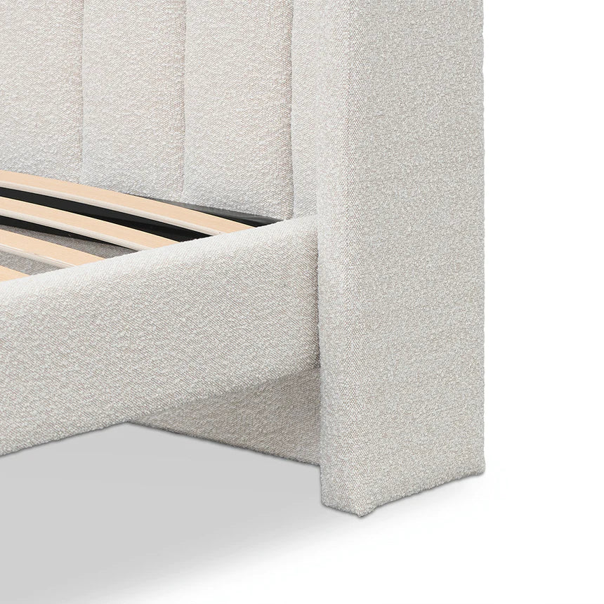 Cloud Nine Bed Frame - Snow Boucle (King)