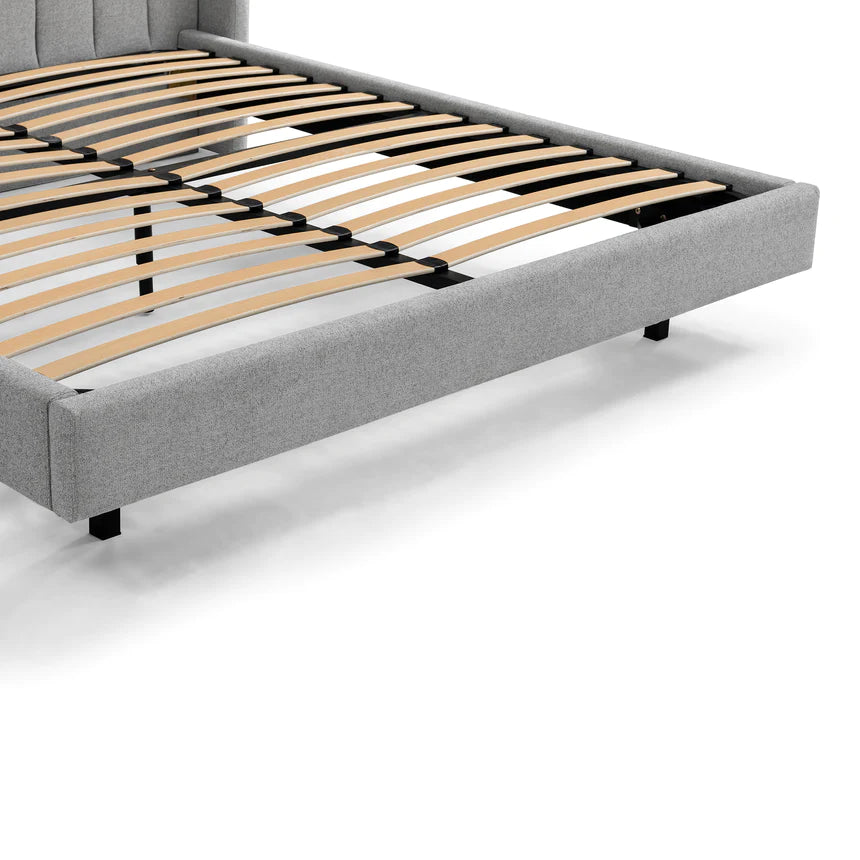 Cloud Nine Velvet Bed Frame - Spec Grey (King)