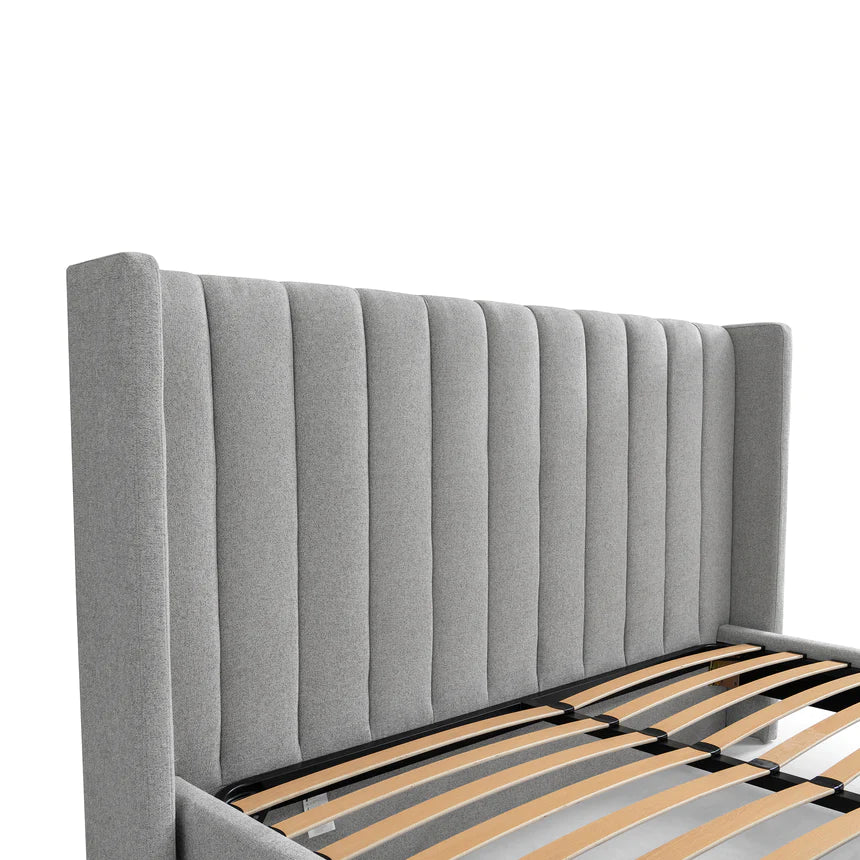 Cloud Nine Velvet Bed Frame - Spec Grey (King)