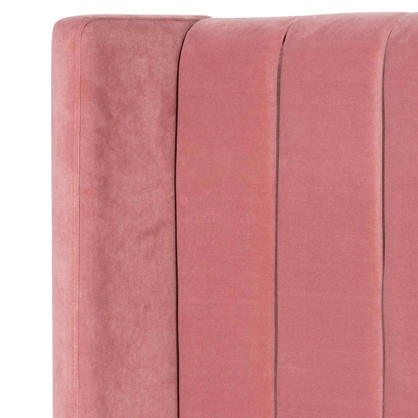 Cloud Nine Velvet Bed Frames - Blush Peach (King)