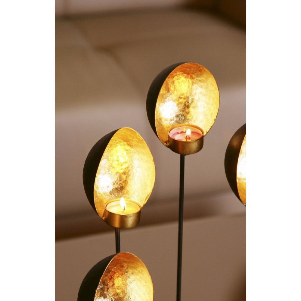 Cluster of Curvy Reflectors Tealight Holders