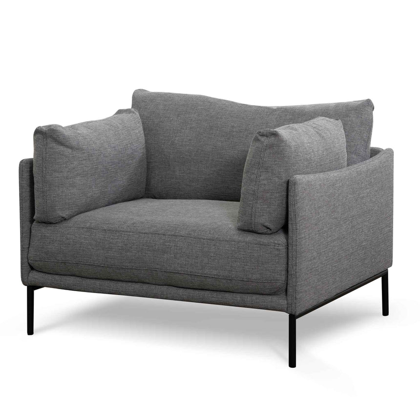 Coastal Comfort Lounge Armchair - Graphite Grey