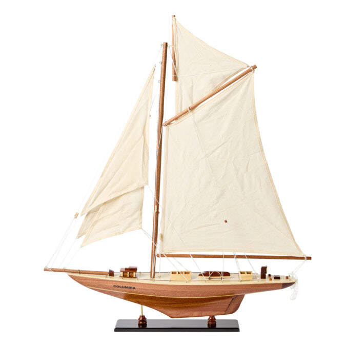 Columbia Yacht Tall Handmade Model - 67cms - Natural