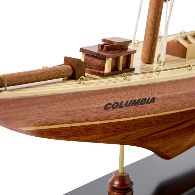 Columbia Yacht Tall Handmade Model - 67cms - Natural