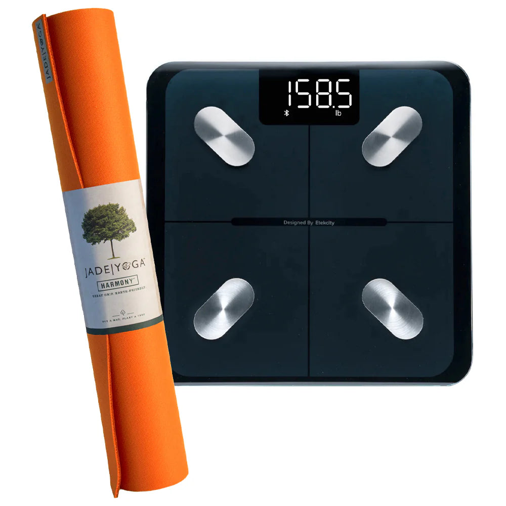 Combo Jade Yoga Mat & Body Weight Scale - Available in 4 Colors