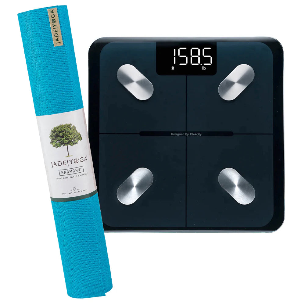 Combo Jade Yoga Mat & Body Weight Scale - Available in 4 Colors