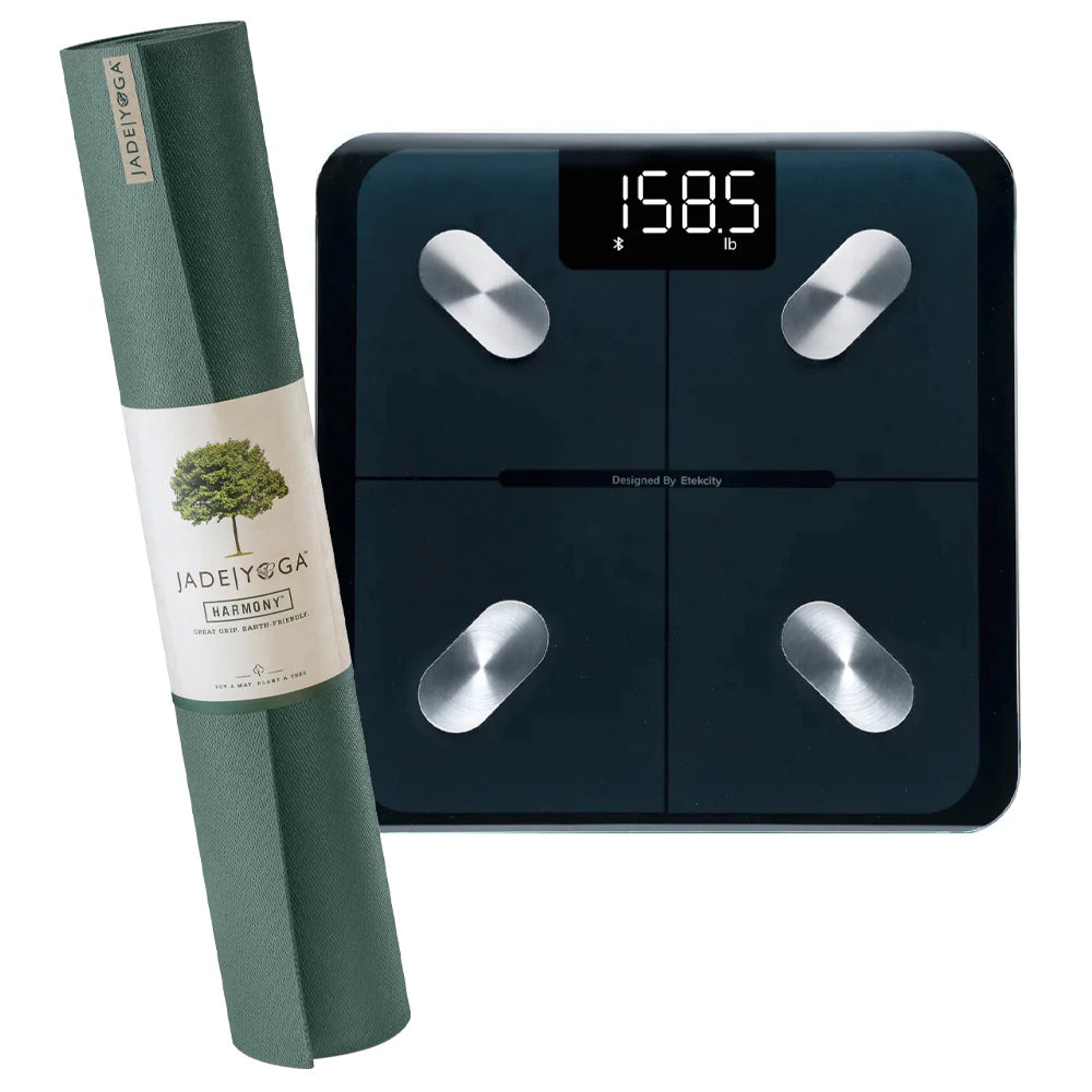 Combo Jade Yoga Mat & Body Weight Scale - Available in 4 Colors