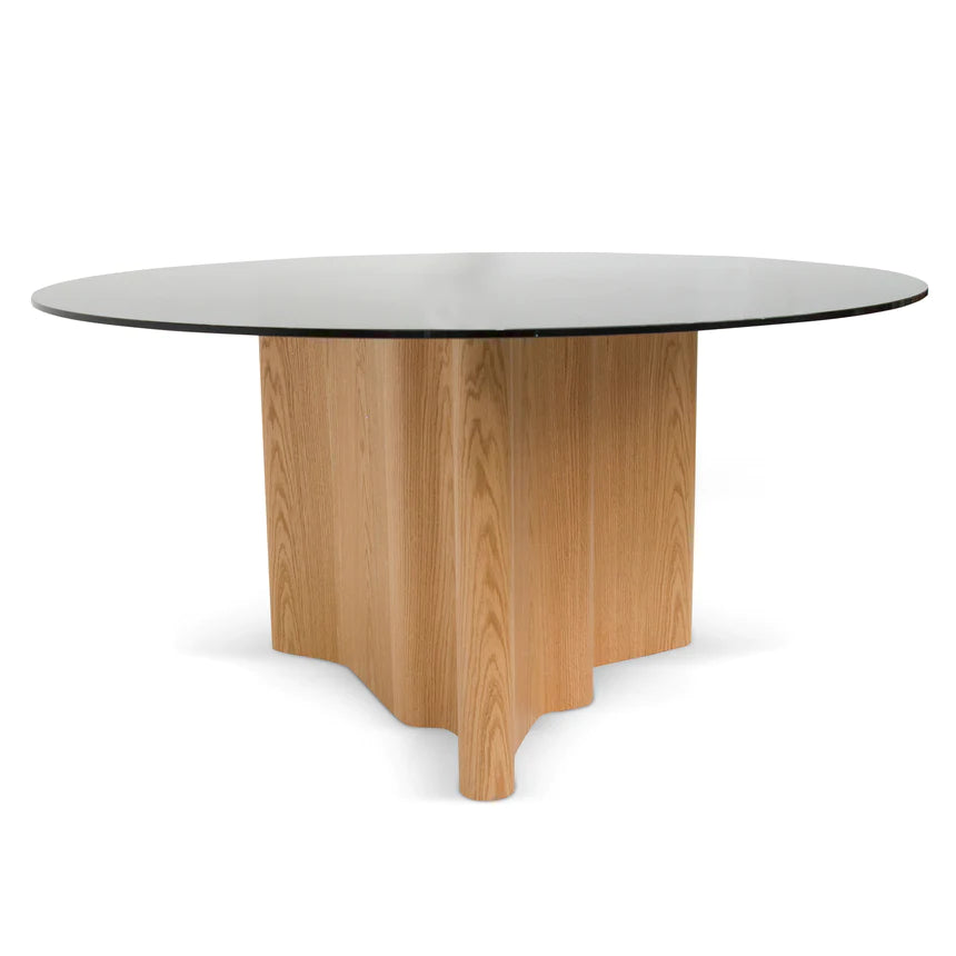 Comfort Cloud Dining Table 150cms - Natural & Black