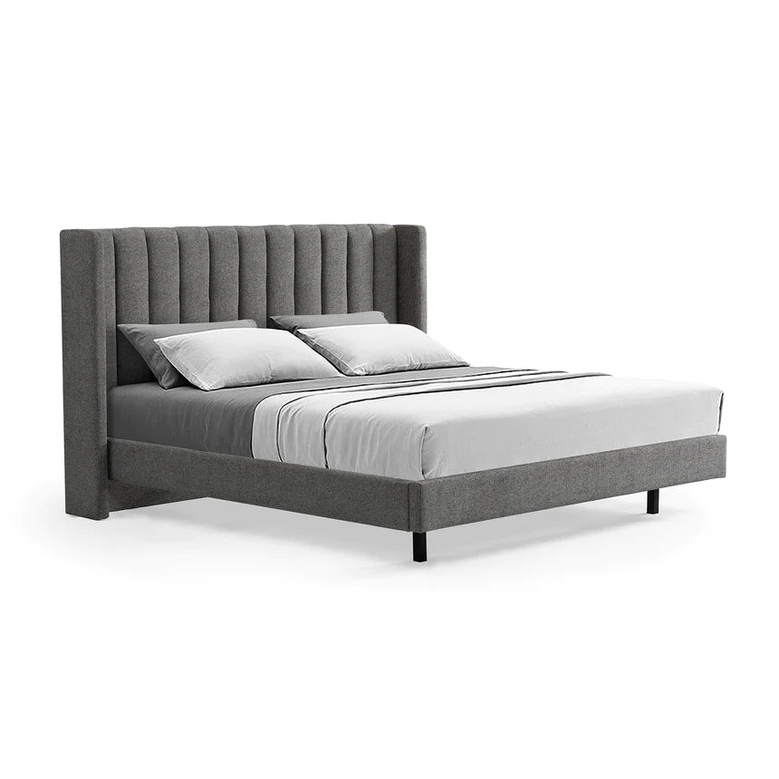 Comfort Crest Bed Frame - Charcoal (King)