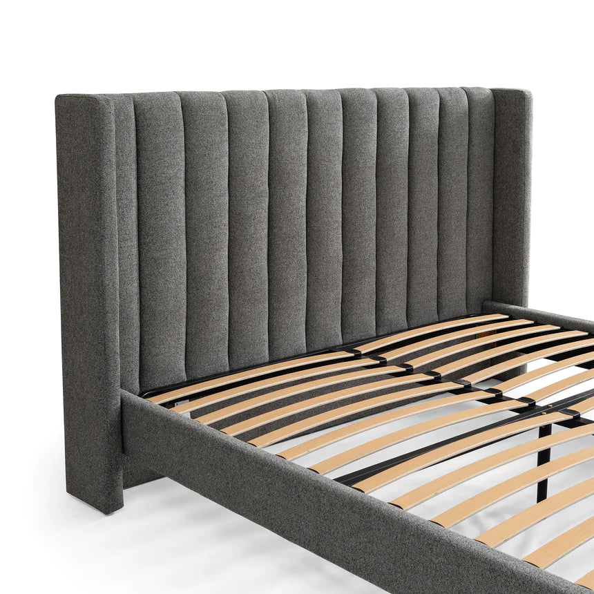 Comfort Crest Bed Frame - Charcoal (King)