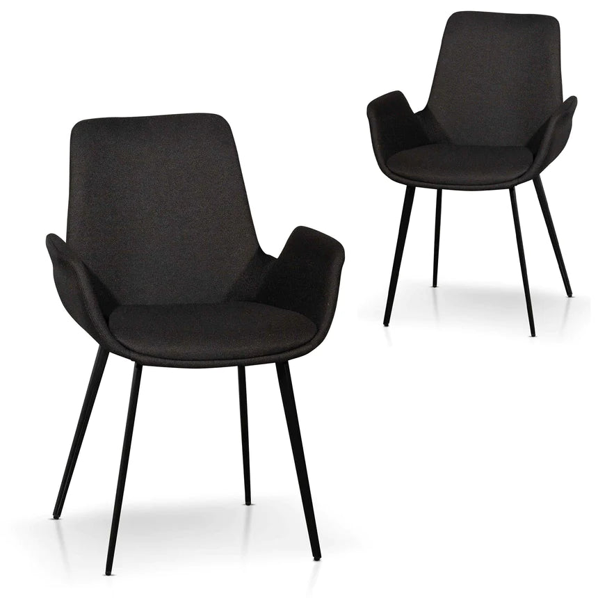 Comfort Seating Dining Chair - Black (Set of 2)