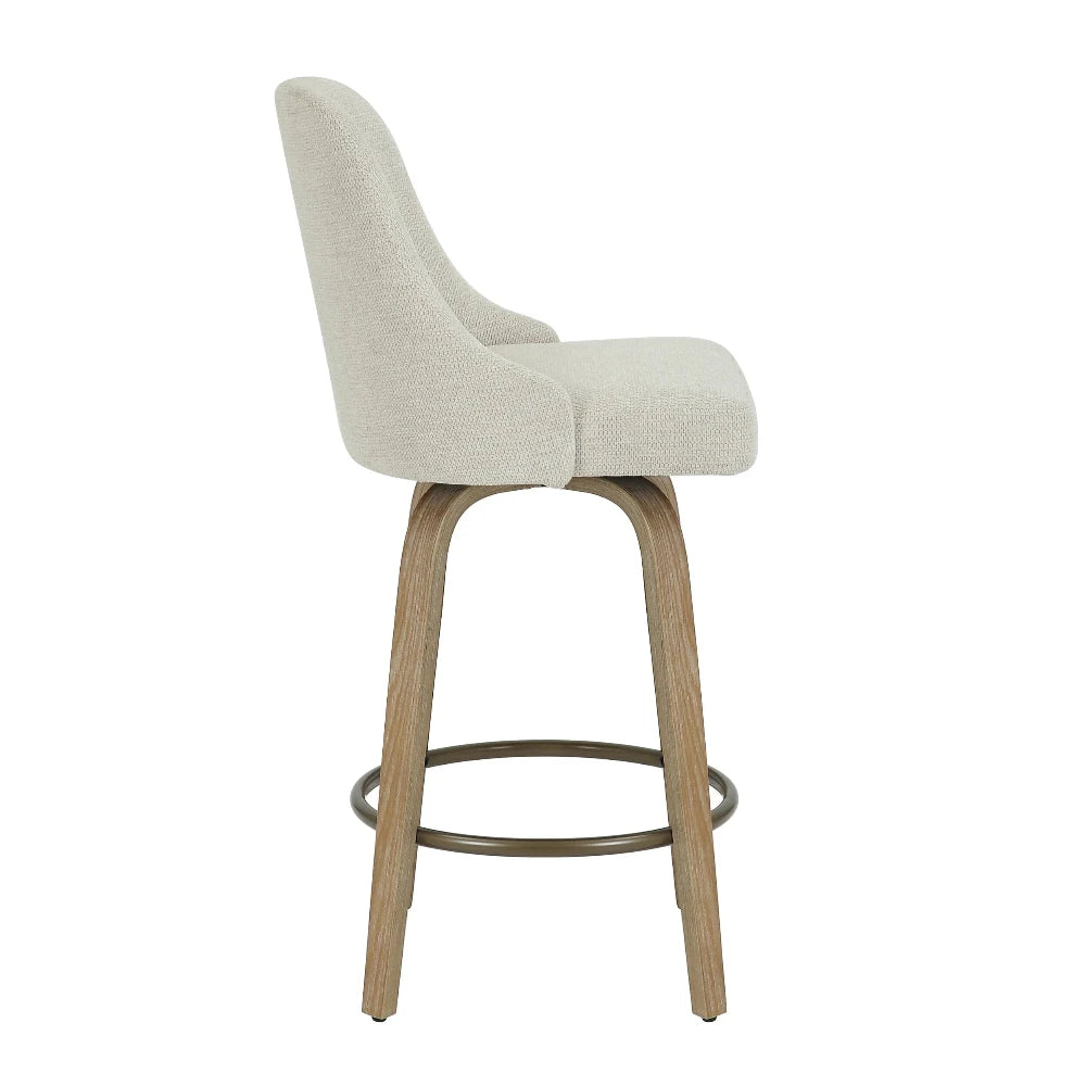 Comfy Kitchen Bar Stool with Backrest