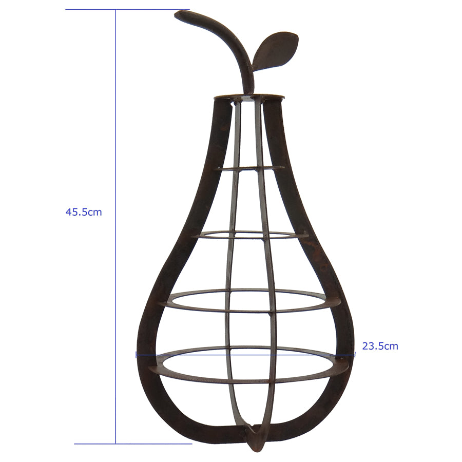 Contemporary Pear Garden Decoration - 45cms