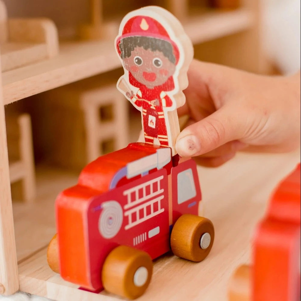 Compact Kids Portable Fire Station