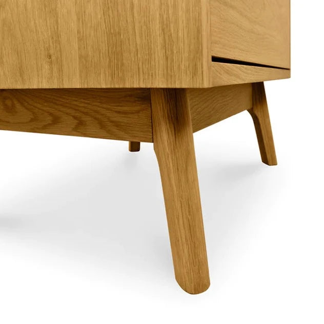 Compact Sleep Bedside Table - Natural