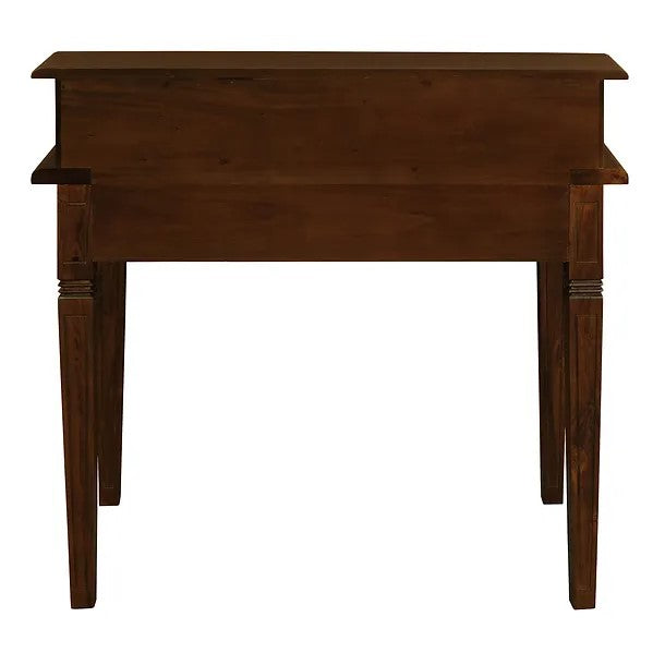 Contemporary 6 Drawer Study Desk - Brown