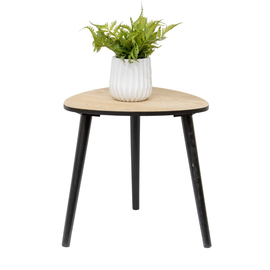 Contemporary Abstract 3-Legged Side Table 40cms