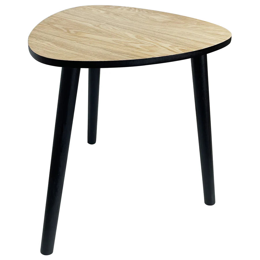 Contemporary Abstract 3-Legged Side Table 40cms