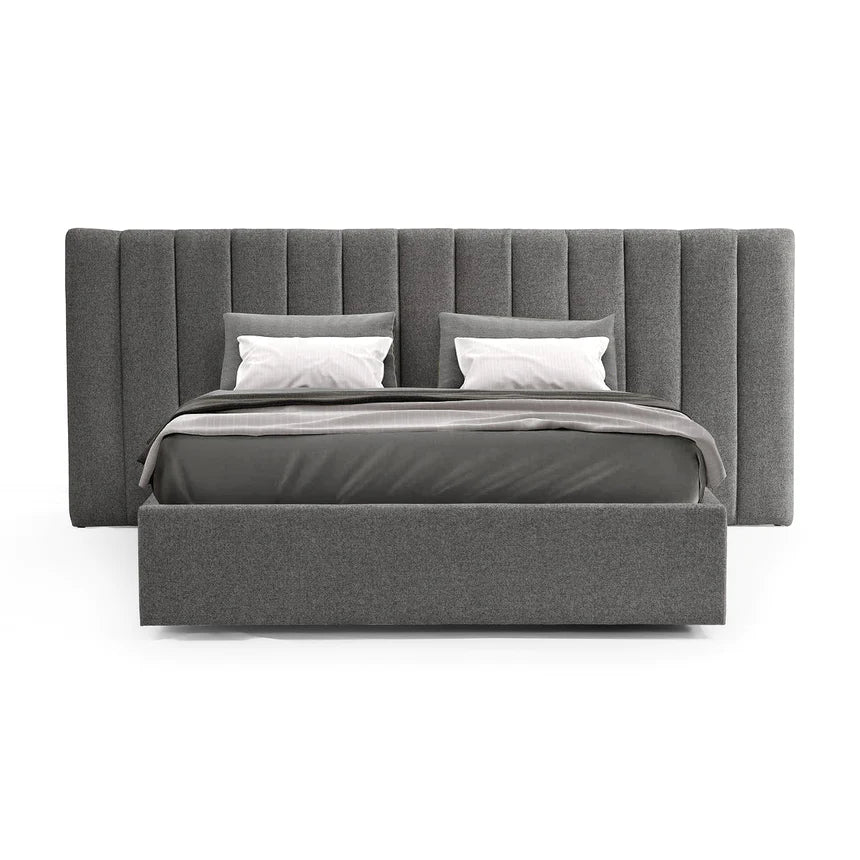 Contemporary Bed Frame - Spec Charcoal (King)