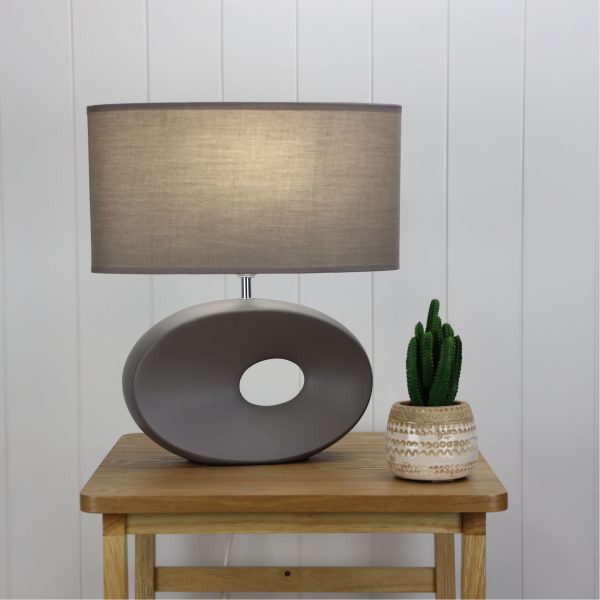 Contemporary Ceramic Table Lamp (Available in 3 Colors)