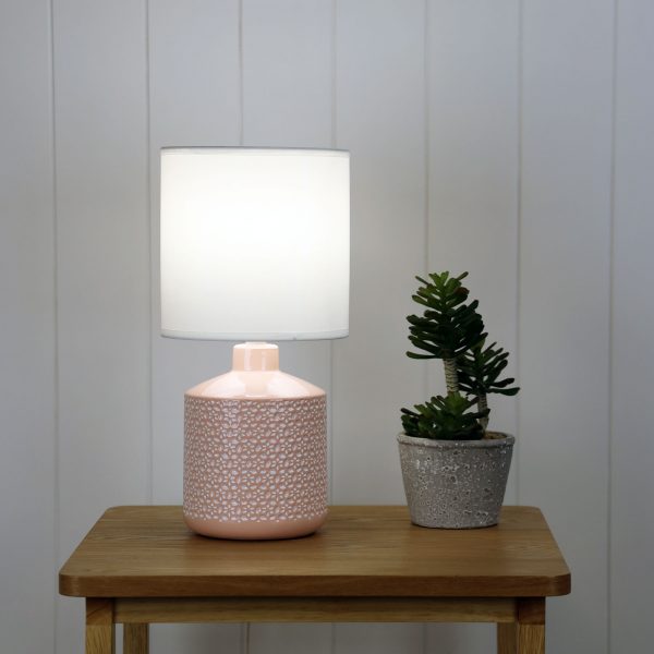 Contemporary Ceramic Table Lamp 38cms (Available in 6 Colors)