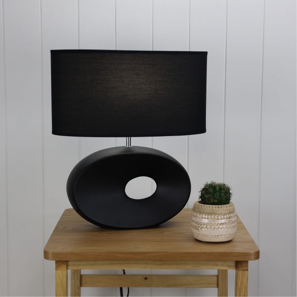 Contemporary Ceramic Table Lamp (Available in 3 Colors)