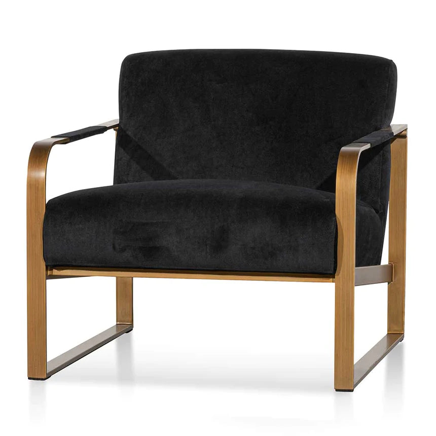 Contemporary Charisma Lounge Armchair - Black