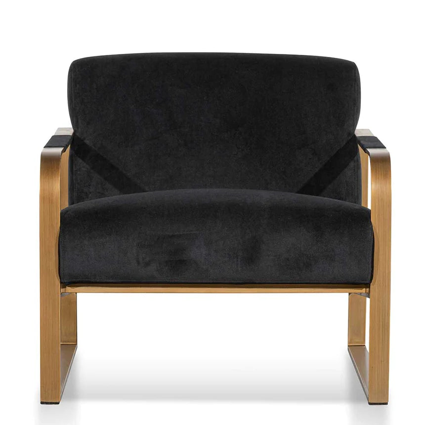 Contemporary Charisma Lounge Armchair - Black