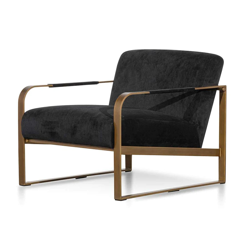 Contemporary Charisma Lounge Armchair - Black