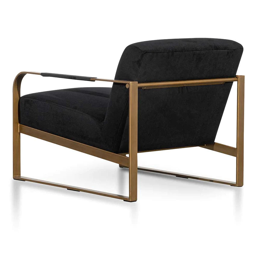 Contemporary Charisma Lounge Armchair - Black