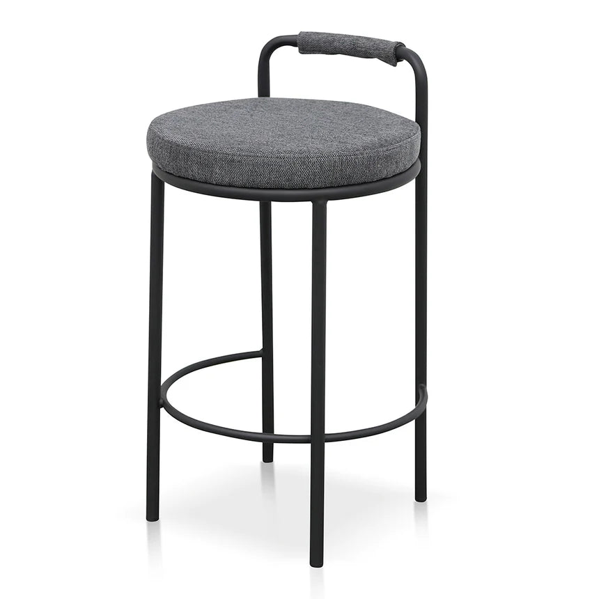 Contemporary Craft Bar Stool - Charcoal Grey (Set of 2)