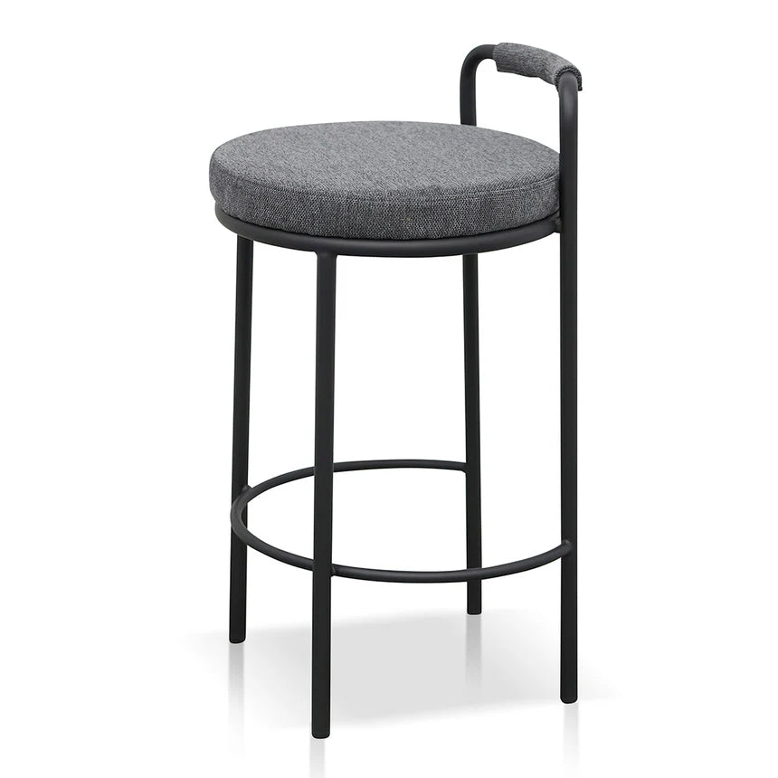 Contemporary Craft Bar Stool - Charcoal Grey (Set of 2)