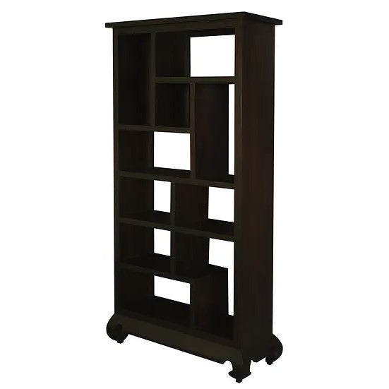 Contemporary Display Dynasty 10 Cube Shelf - Dark Brown