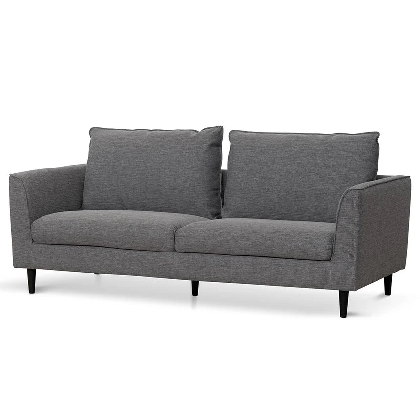 Contemporary Elegant 3-Seater Sofa - Graphite Grey