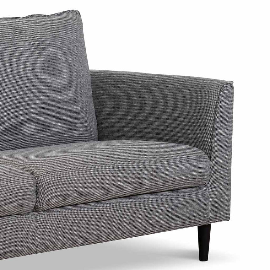 Contemporary Elegant 3-Seater Sofa - Graphite Grey