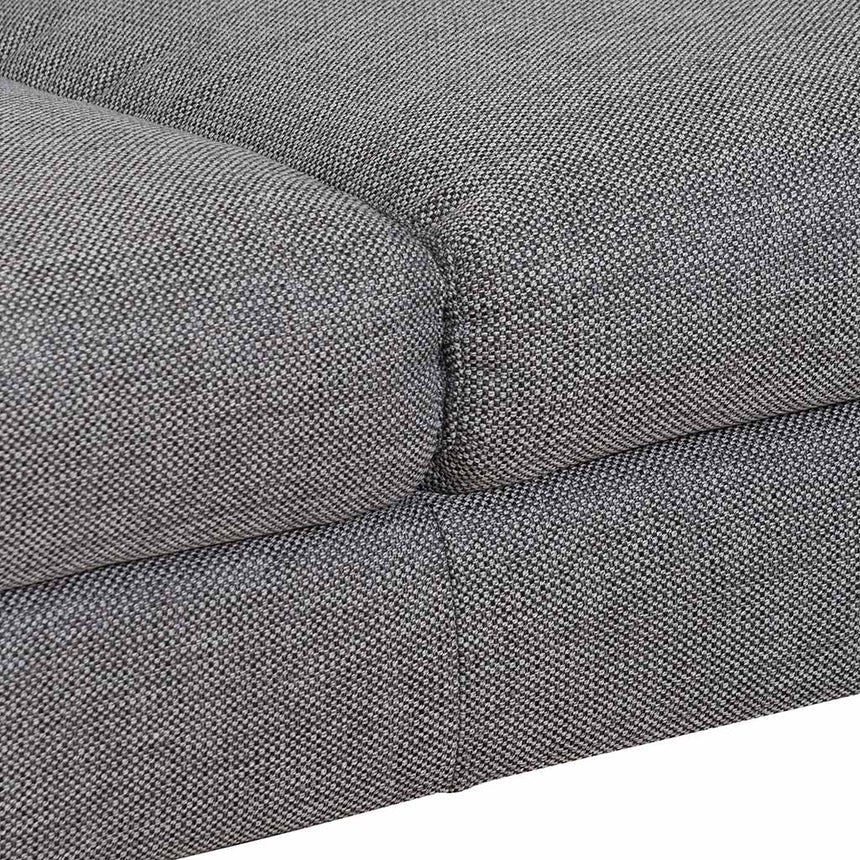 Contemporary Elegant 3-Seater Sofa - Graphite Grey